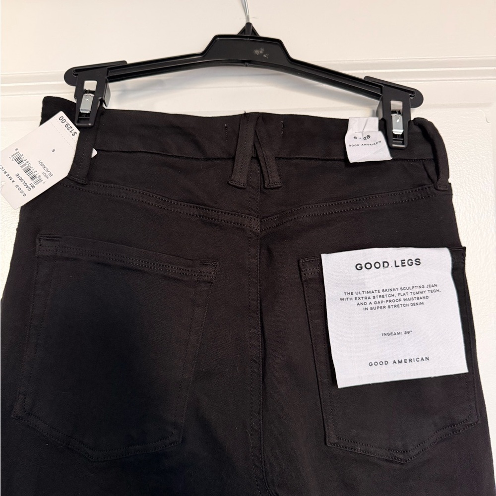 Good American Good Legs Skinny Jeans in Black